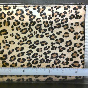 J. Crew ponyskin leather clutch